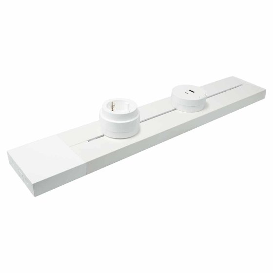 Modulares Stromschienensystem, weiß, 50 cm 