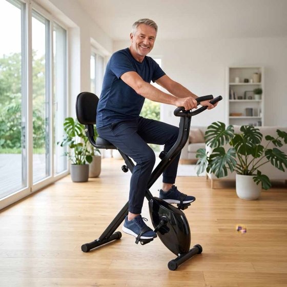 Heimtrainer Fitness-Fahrrad 
