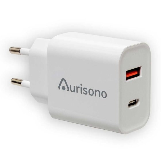 Duo-Steckdosenadapter (USB-C+USB-A) 
