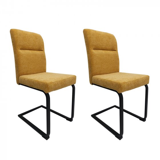 Schwingstuhl Liron Gelb 2er-Set