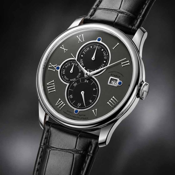 Luxus Herrenuhr mit Lederband 