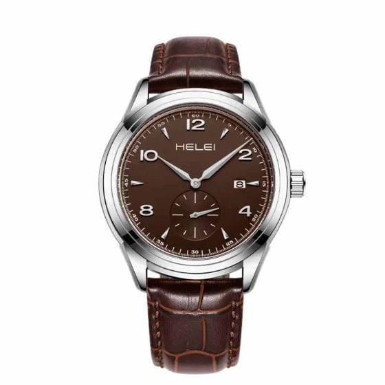 Herrenuhr mit Lederband 