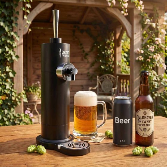 Bierzapfanlage für Flaschen und Dosen 