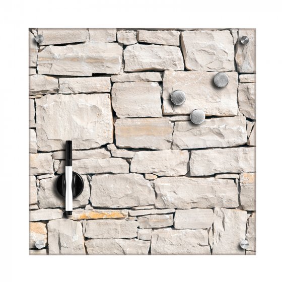 Memoboard Glas Stone 