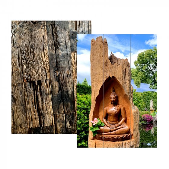 Paravent Buddha Statue