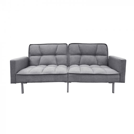 Schlafsofa Brigga Leinen Grau 