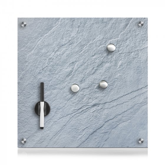 Memoboard Glas Schiefer 