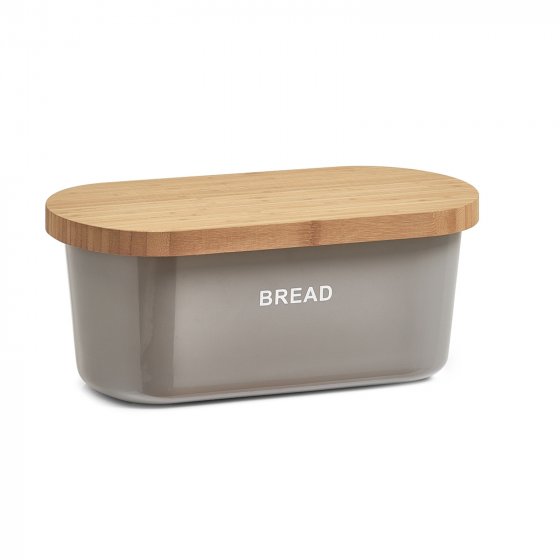 Brotkasten Bread 36 x 20 x 14,5 cm Grau 