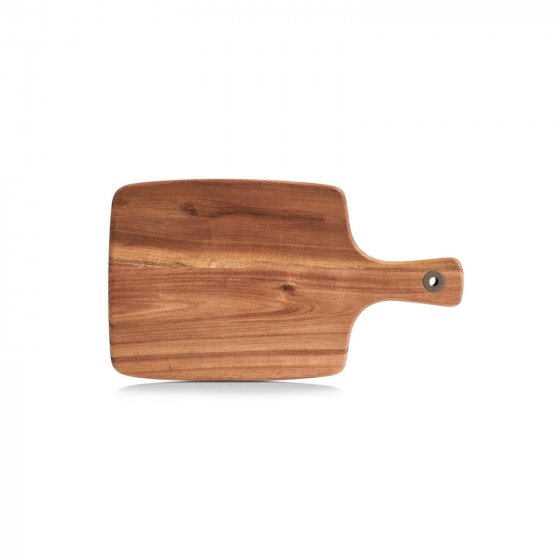 Schneidebrett 32,5 x 18,5 cm mit Griff Akazie 