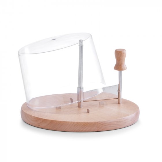 Käseschneide-Set mit Haube Buche, Edelstahl 