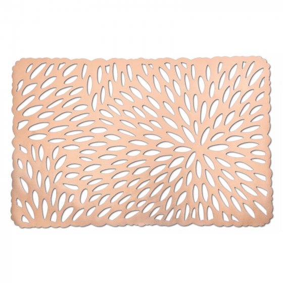 Platzmatte Rechteckig Metallic Kupfer 