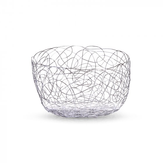 Obstschale verchromt 