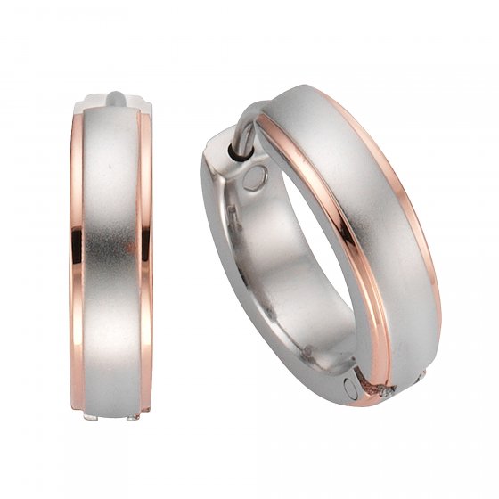 Creole Edelstahl zweifarbig glanz matt 