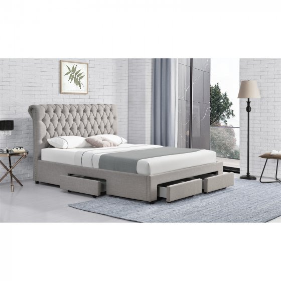 Bett mit Stauraum 140 x 200