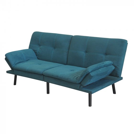 Sofa mit verstellbaren Armlehnen Petrol