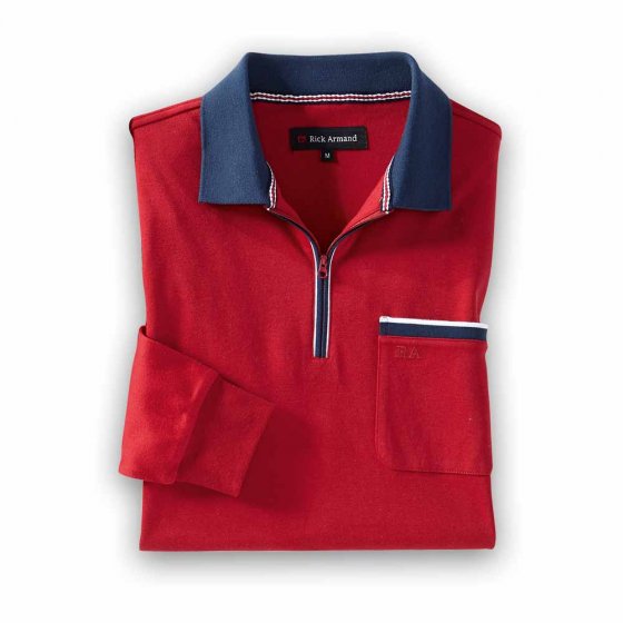 Sportives Interlock Shirt,SET 3XL | Marine#Rot