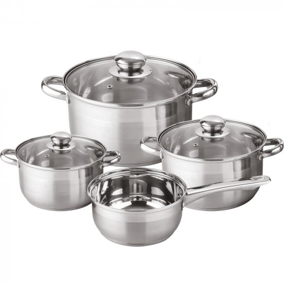 Edelstahl-Kochtopfset 7-tlg. Denver 