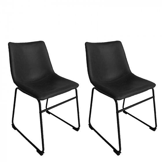 Stuhl mit Kufengestell 2er Set Sadie
