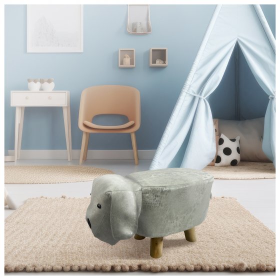Hocker für Kinder Tiermotiv Hund