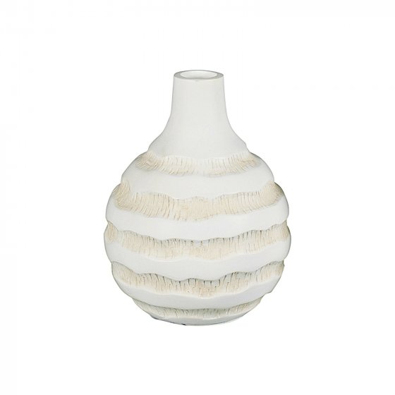 Kugelvase mit Rillen 