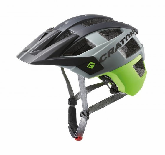 MTB Fahrradhelm AllSet schwarz/lime matt 