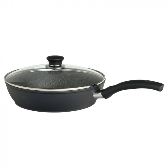 Schmorpfanne mit Glasdeckel Ø 28 cm Bari Granitium 