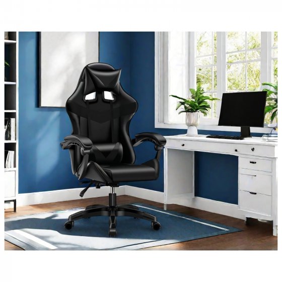 Bürostuhl Schwarz/Weiß Krit Power
