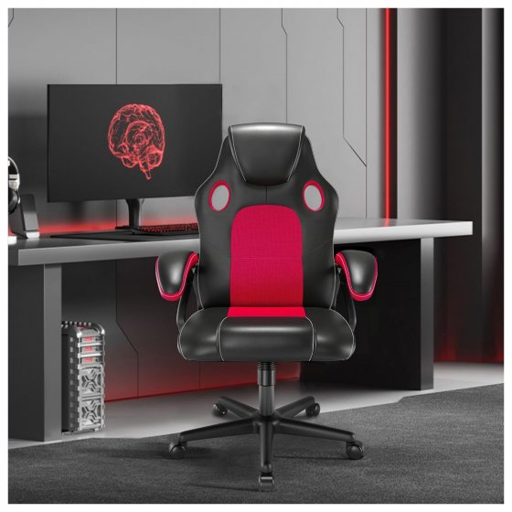 Bürostuhl ECO Daytona Rot 
