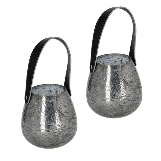Kerzenhalter 2er Set Windlicht