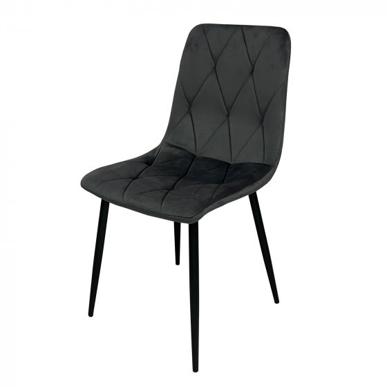 Esszimmerstuhl Mesa Eco Samt Grau 