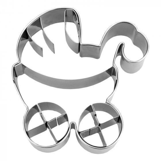 Ausstechform Kinderwagen Geburt 