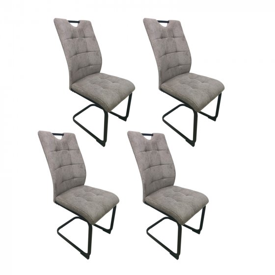 Schwingstuhl Mateo Beige 4er-Set