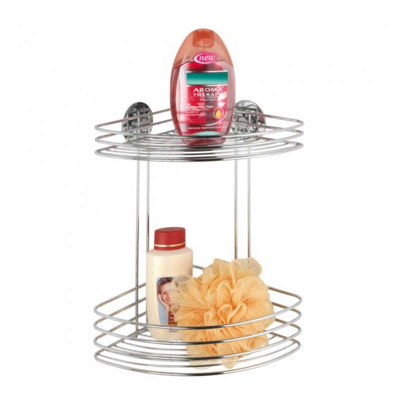 Wenko Turbo-Loc® Eckregal 2 Ablagekörbe