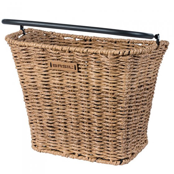 Vorderradkorb im Rattan-Look 