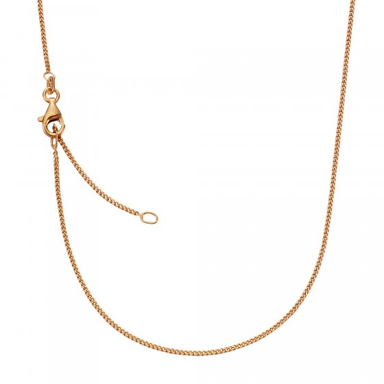 Collier 925/- Sterling Silber rotverg. 42+3cm 