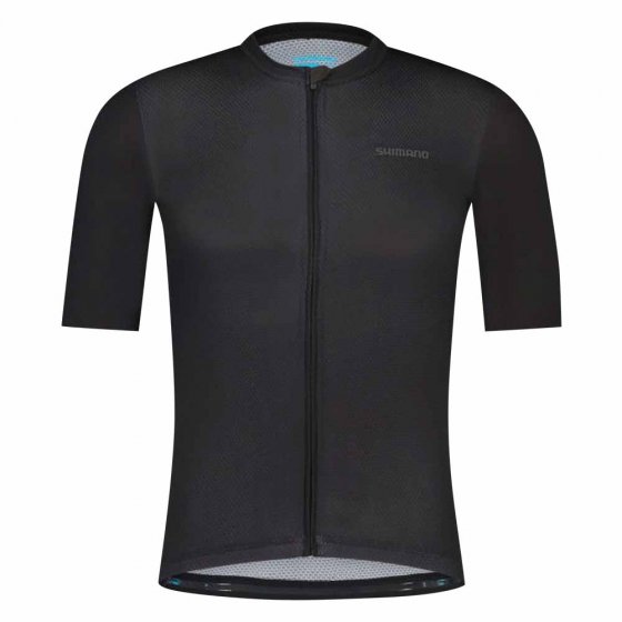 Herren Radshirt, kurzarm, schwarz 