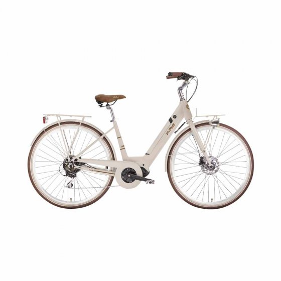 Elektro-Citybike LADY 28 Zoll creme 