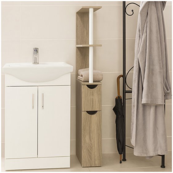 Raumteilerregal 118 cm Thekla Sonoma 