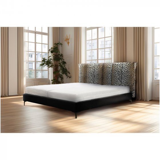 Doppelbett Leoprint 180 x 200 cm Exklusives Design trifft Komfort 