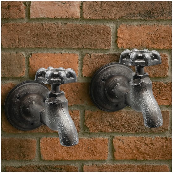 Kleiderhaken 2er Set Steampunk 