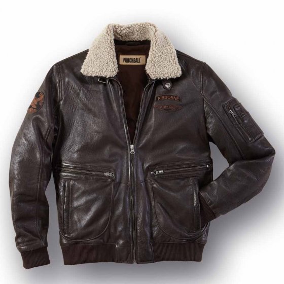 Fliegerjacke aus Lammleder 