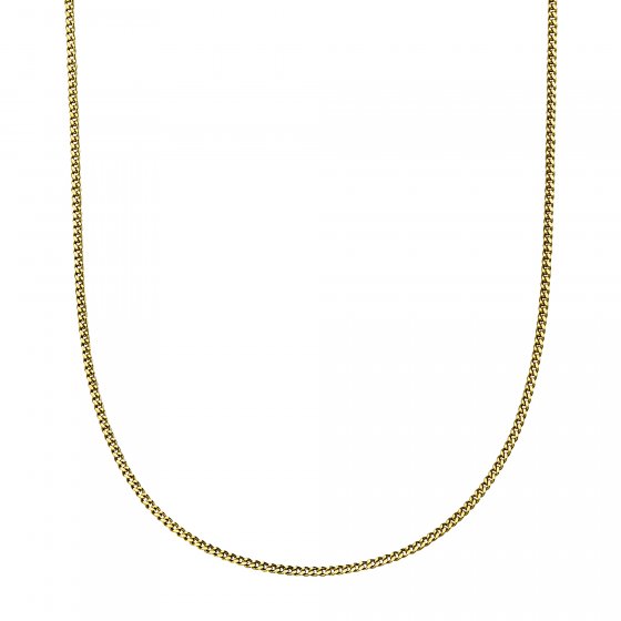 Halskette Gold 585 Panzerkette mit einer Länge von 38/36cm 