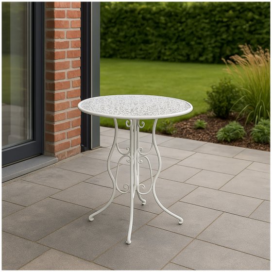Gartentisch Lani Weiß 