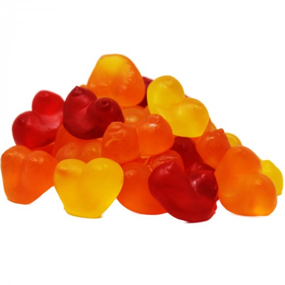 Doppel D Brüste extraweiches Fruchtgummi 4fach sortiert 300g