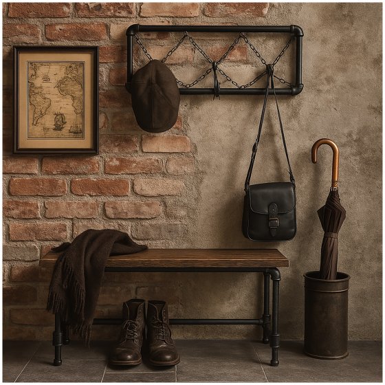 Garderobenleiste Steampunk 3
