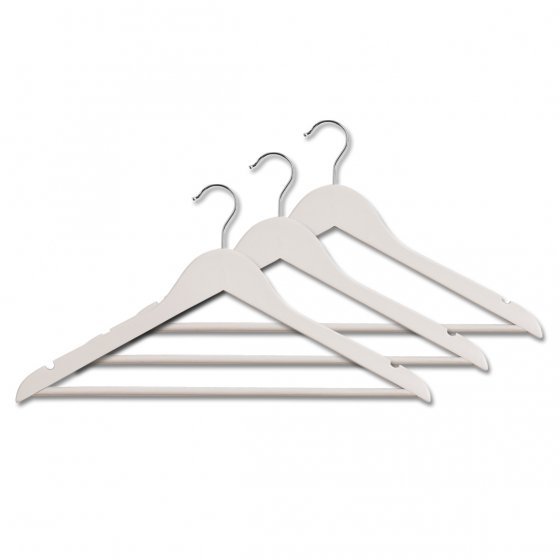 Kleiderbügel-Set 3-teilig Grau 