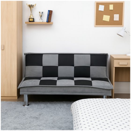 Schlafsofa Tifton mit Schachbrettmuster 