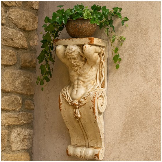 Wandkonsole Apollon Figur Hephaistos 
