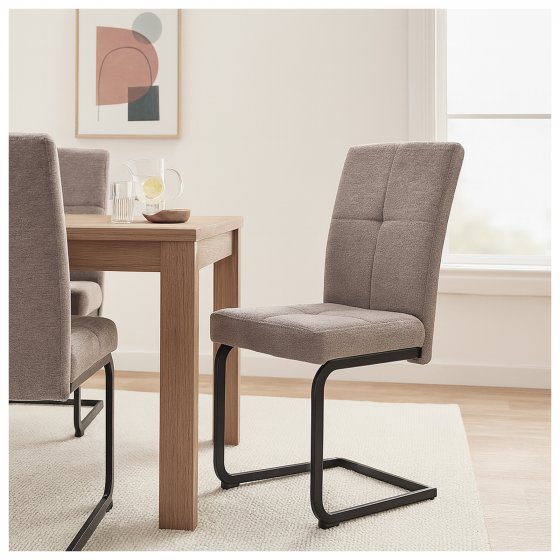 Esszimmerstuhl Kinsey Braun 2er-Set 