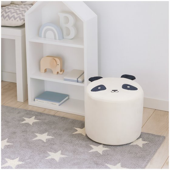 Niedlicher Panda Tierhocker im kindgerechten Design